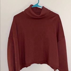 American Eagle cropped sweater, turtle neck